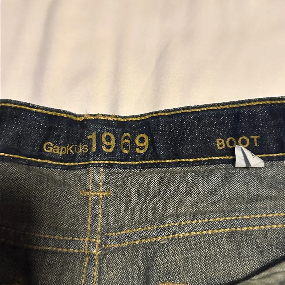 NWOT GAP Kids Blue Bootcut Jeans with adjustable waist